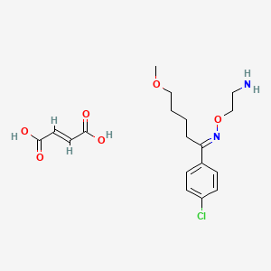 molecular formula C18H25ClN2O6 B1669253 Clovoxamine CAS No. 54739-19-4