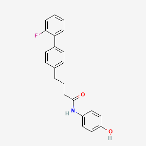 molecular formula C22H20FNO2 B1669270 MK2a 抑制剂 CAS No. 41179-33-3