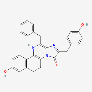 molecular formula C28H23N3O3 B1669286 腔肠素 e CAS No. 114496-02-5
