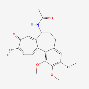 molecular formula C21H23NO6 B1669290 秋水仙碱 CAS No. 477-27-0