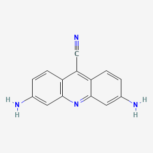 B1669315 3,6-Diaminoacridine-9-carbonitrile CAS No. 501935-96-2