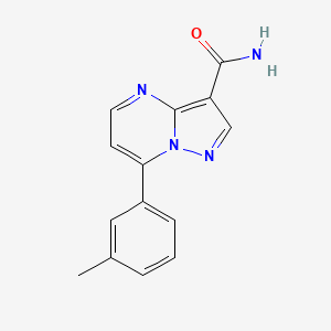 molecular formula C14H12N4O B1669319 CU-CPT-8m CAS No. 125079-83-6