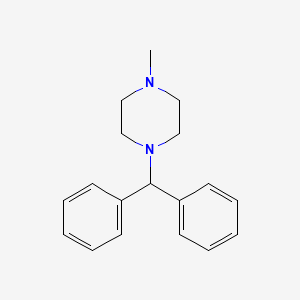 molecular formula C18H22N2 B1669395 Cyclizine CAS No. 82-92-8