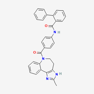 molecular formula C32H26N4O2 B1669423 Conivaptan CAS No. 210101-16-9
