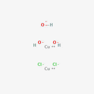 molecular formula Cl2Cu2H3O3- B1669429 Copper chloride oxide, hydrate CAS No. 1332-40-7