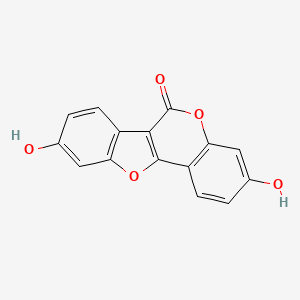 molecular formula C15H8O5 B1669458 香豆雌酚 CAS No. 479-13-0
