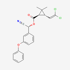 molecular formula C22H19Cl2NO3 B1669542 溴氰菊酯 CAS No. 66841-24-5