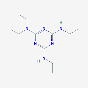 molecular formula C11H22N6 B166958 Trietazine-ethylamino CAS No. 93567-85-2