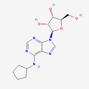 molecular formula C15H21N5O4 B1669581 N6-环戊基腺苷 CAS No. 41552-82-3