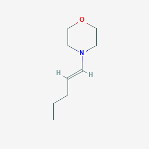 molecular formula C9H17NO B166963 (E)-1-Morpholino-1-pentene CAS No. 132553-33-4
