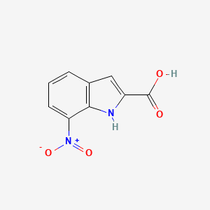 molecular formula C9H6N2O4 B1669634 7-硝基吲哚-2-羧酸 CAS No. 6960-45-8