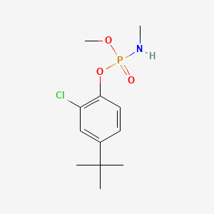 molecular formula C12H19ClNO3P B1669637 克鲁福酯 CAS No. 299-86-5