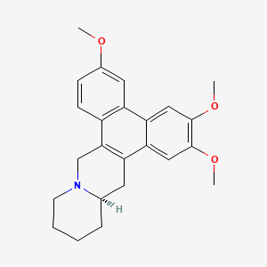molecular formula C24H27NO3 B1669640 Cryptopleurine CAS No. 482-22-4