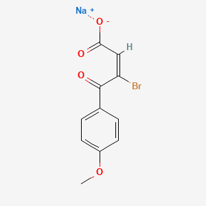 molecular formula C11H8BrNaO4 B1669690 Cytembena CAS No. 21739-91-3