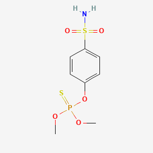 molecular formula C8H12NO5PS2 B1669691 西硫磷 CAS No. 115-93-5