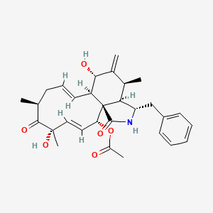molecular formula C30H37NO6 B1669694 细胞松弛素 D CAS No. 22144-77-0