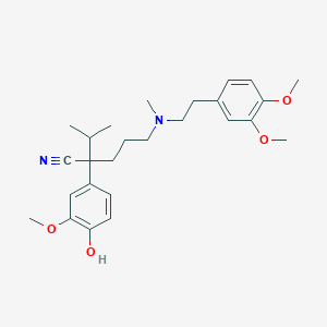 molecular formula C26H36N2O4 B1669716 O-Desmethylverapamil (D-703) CAS No. 67018-80-8