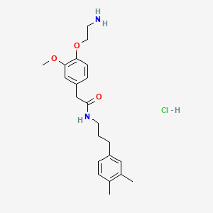 molecular formula C22H31ClN2O3 B1669731 Davasaicin hydrochloride CAS No. 174661-97-3
