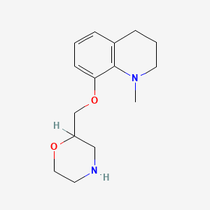 molecular formula C15H22N2O2 B1669737 Dabelotine CAS No. 118976-38-8