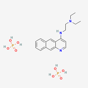 molecular formula C19H29N3O8P2 B1669740 Dabequin CAS No. 56548-51-7