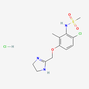 B1669746 Dabuzalgron hydrochloride CAS No. 219311-43-0