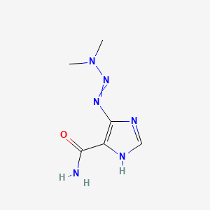 molecular formula C6H10N6O B1669748 达卡巴嗪 CAS No. 4342-03-4