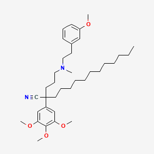 molecular formula C36H56N2O4 B1669768 Dagapamil CAS No. 85247-76-3