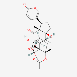 molecular formula C26H30O9 B1669774 Daigremontianin CAS No. 98205-50-6