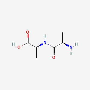 molecular formula C6H12N2O3 B1669776 d-Alanyl-l-alanine CAS No. 1115-78-2