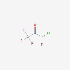 molecular formula C3HClF4O B166978 3-Chloro-1,1,1,3-tetrafluoropropan-2-one CAS No. 126266-74-8