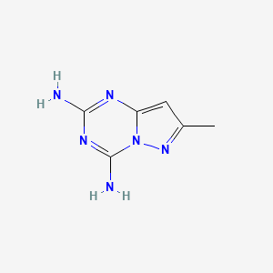 molecular formula C6H8N6 B1669785 Dametralast CAS No. 71680-63-2