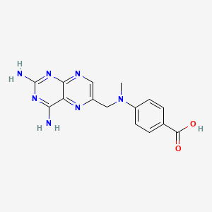 molecular formula C15H15N7O2 B1669789 Deoxyaminopteroic acid CAS No. 19741-14-1