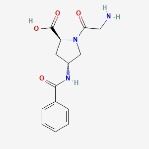 molecular formula C14H17N3O4 B1669792 Danegaptide CAS No. 943134-39-2