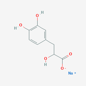 molecular formula C9H9NaO5 B1669798 3-(3,4-二羟基苯基)-2-羟基丙酸钠 CAS No. 67920-52-9