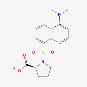 molecular formula C17H20N2O4S B1669807 丹磺酰脯氨酸 CAS No. 1239-94-7