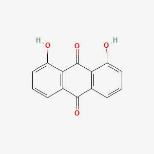 molecular formula C14H8O4 B1669808 丹蒽酮 CAS No. 117-10-2