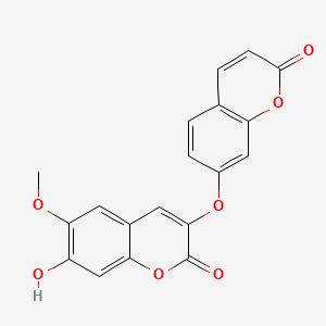 molecular formula C19H12O7 B1669815 达芙诺瑞汀 CAS No. 2034-69-7
