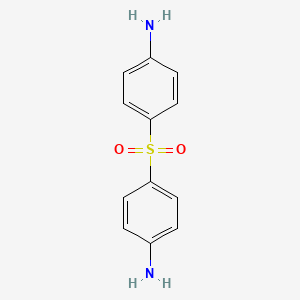 molecular formula C12H12N2O2S B1669823 Dapsone CAS No. 80-08-0