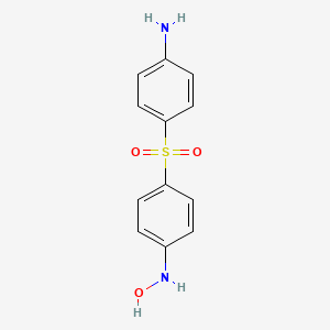 molecular formula C12H12N2O3S B1669824 Dapsone hydroxylamine CAS No. 32695-27-5