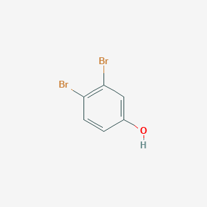 molecular formula C6H4Br2O B166983 3,4-二溴苯酚 CAS No. 615-56-5