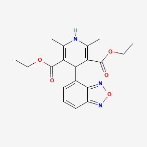 molecular formula C19H21N3O5 B1669832 达罗地平 CAS No. 72803-02-2