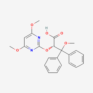 molecular formula C22H22N2O6 B1669833 达鲁西坦 CAS No. 171714-84-4