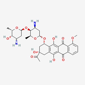 molecular formula C33H40N2O12 B1669840 Daunosamnyl-daunorubicin CAS No. 28008-54-0