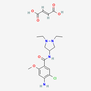 molecular formula C19H27ClN4O6 B1669847 Dazopride fumarate CAS No. 81957-25-7