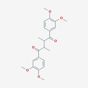 molecular formula C22H26O6 B1669857 1,4-Butanedione, 1,4-bis(3,4-dimethoxyphenyl)-2,3-dimethyl- CAS No. 4440-92-0