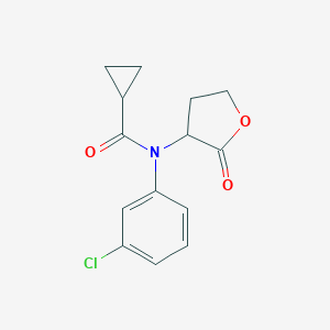 molecular formula C14H14ClNO3 B166988 Cyprofuram CAS No. 69581-33-5