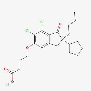 molecular formula C22H28Cl2O4 B1669898 Dcpib CAS No. 82749-70-0