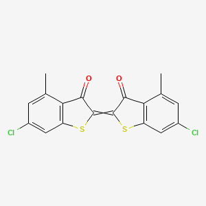 molecular formula C18H10Cl2o2s2 B1669901 D&C红30 CAS No. 2379-74-0