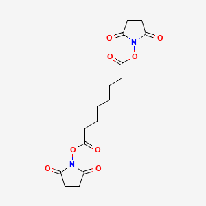 molecular formula C16H20N2O8 B1669919 Disuccinimidyl suberate CAS No. 58628-80-3