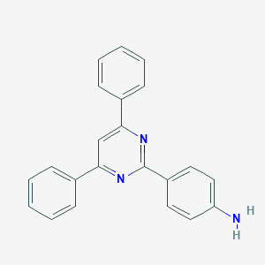 molecular formula C22H17N3 B166992 4-(4,6-Diphenyl-2-pyrimidinyl)aniline CAS No. 130090-18-5